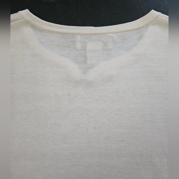 NWOT - Silk Blend Studio 101 White Short Sleeve Jersey - Size 1X - Picture 7 of 8